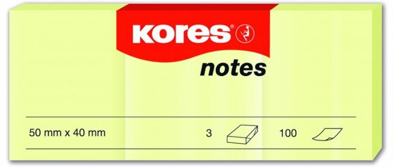 Notes Adeziv Galben Pal 100 File Kores,